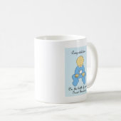 Geburt von Groß Grandson Herzlichen Glückwunsch Kaffeetasse (VorderseiteRechts)