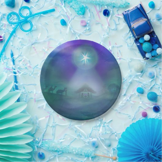 Geburt von Jesus-Pappteller Pappteller (Party)