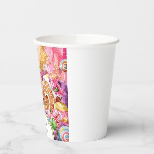 Geburt von Kindercandyland Pappbecher (Links)