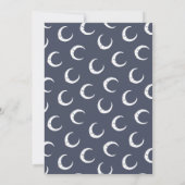 Geburt von Mond, Stern und Cloud niedlichen Fotos Ankündigung (Rückseite)