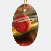 Geburt von Saturn Keramik Ornament (Links)