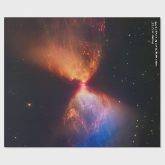 Geburt von Star, James Webb Space Telescope 2022 Geschenkpapier (Flach)