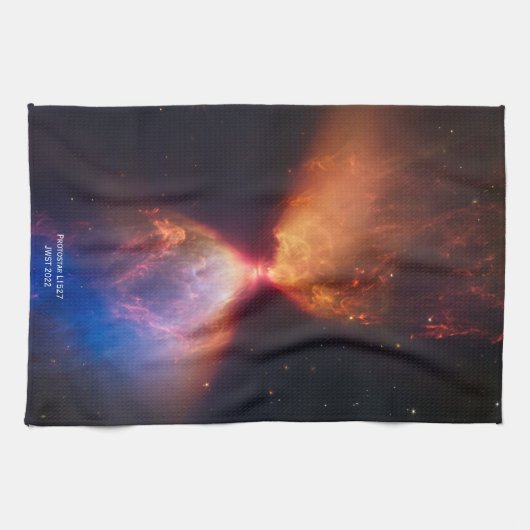 Geburt von Star, James Webb Space Telescope 2022 Geschirrtuch (Horizontal)