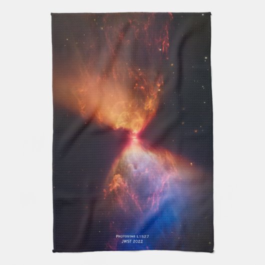 Geburt von Star, James Webb Space Telescope 2022 Geschirrtuch (Vertikal)