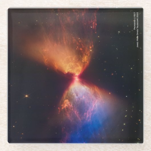 Geburt von Star, James Webb Space Telescope 2022 Glasuntersetzer (Vorderseite)