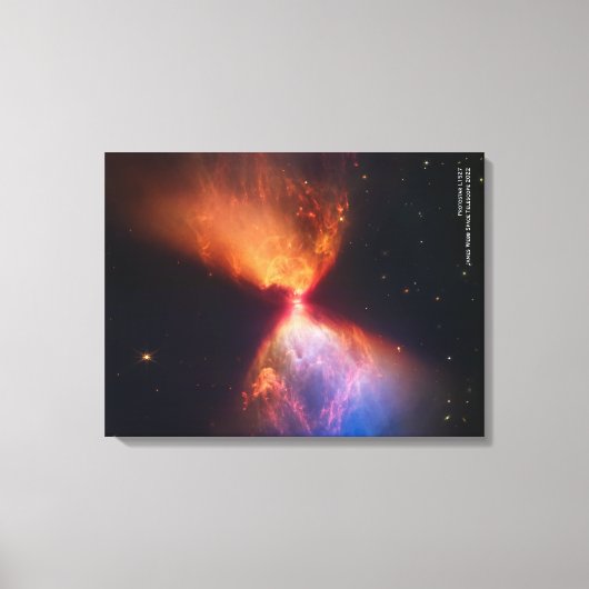 Geburt von Star, James Webb Space Telescope 2022 Leinwanddruck (Vorderseite)