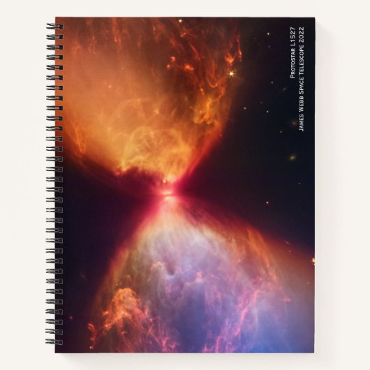 Geburt von Star, James Webb Space Telescope 2022 Notizblock (Vorderseite)