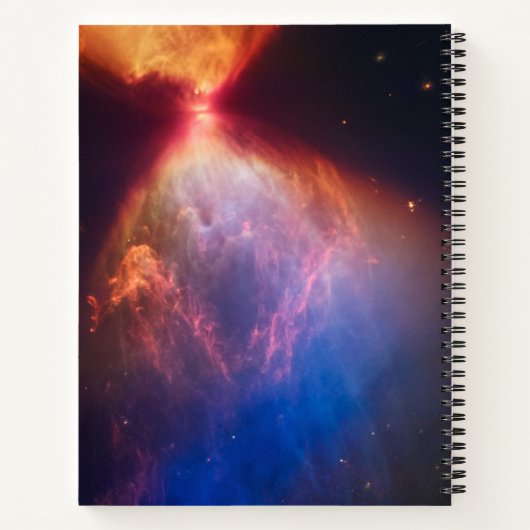 Geburt von Star, James Webb Space Telescope 2022 Notizblock (Rückseite)