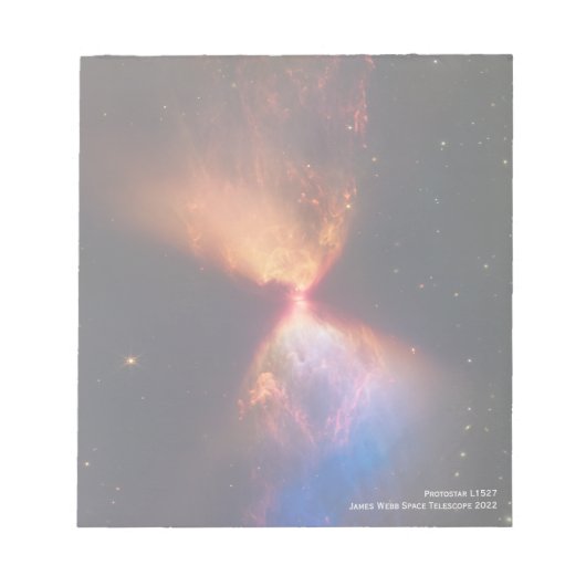 Geburt von Star, James Webb Space Telescope 2022 Notizblock (Vorderseite)