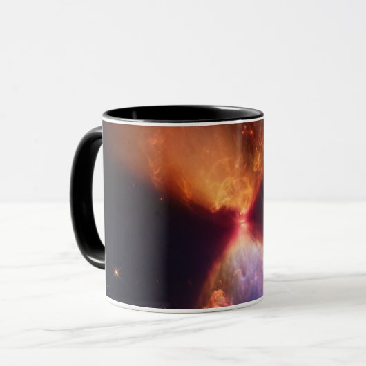 Geburt von Star, James Webb Space Telescope 2022 Tasse (Vorderseite Links)