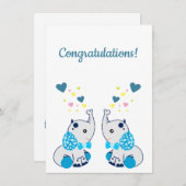 Geburt von Twins, Glückwünsche (Vorne/Hinten)