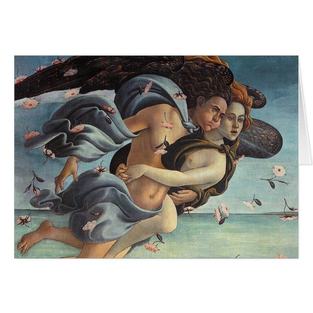 Geburt von Venus, Detail - mythologisches Paar (Vorderseite (Horizontal))