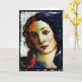 Geburt von Venus Karte (Gelbe Blume)