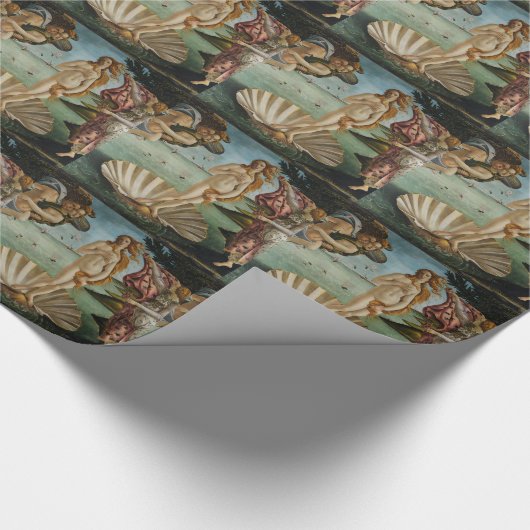 Geburt von Venus Sandro Botticelli Geschenkpapier (Ecke)