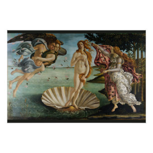 Geburt von Venus Sandro Botticelli Glossy Poster