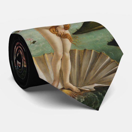 Geburt von Venus - Sandro Botticelli Krawatte (Gerollt)