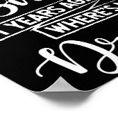 Geburt vor 21 Jahren, wo mein Getränk am 21. Gebur Poster (Ecke)