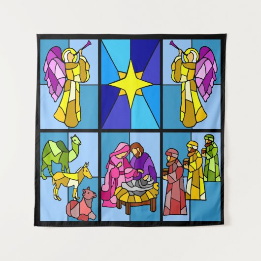 Geburt Wandteppich (Vorderseite)