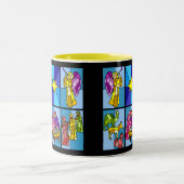 Geburt Zweifarbige Tasse (Mittel)