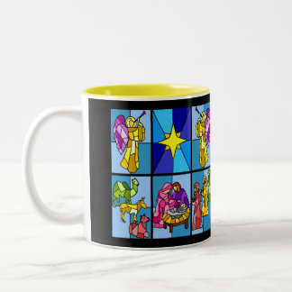 Geburt Zweifarbige Tasse
