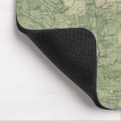 Geburtenrate USA, Statistischer US-Lithograph Mousepad (Ecke)