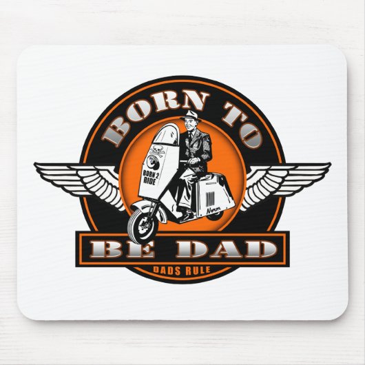 GEBÜRTIG ALS VATER MOUSEPAD (Vorne)
