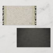 gebürtig, amerikanisch, indisch, Feder, Visitenkarte (Vorne/Hinten)