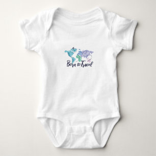 GEBÜRTIG ZUM REISEN BABY STRAMPLER