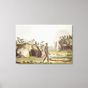 Gebürtige Kabine, neues Holland, überziehen 64 v Leinwanddruck