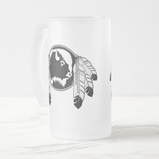 Gebürtige Kunst-Bier-Tassen-Tier-Kunst Metis Mattglas Bierglas (Vorderseite Links)