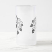 Gebürtige Kunst-Bier-Tassen-Tier-Kunst Metis Mattglas Bierglas (Mittel)