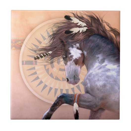 Gebürtige Kunst-Fliese des Geist-I Fliese (Vorderseite)