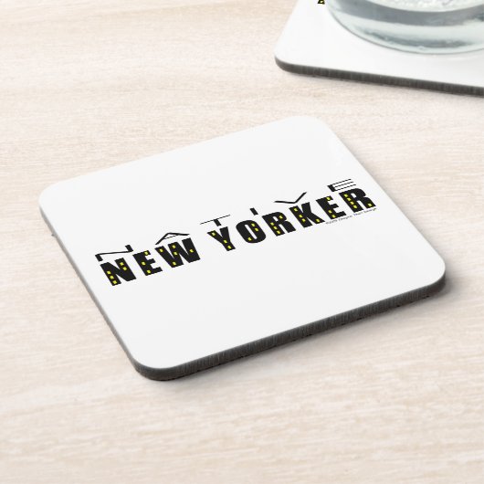 Gebürtige New Yorker Getränkeuntersetzer (Linke Seite)