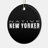 Gebürtige New Yorker Keramikornament (Links)
