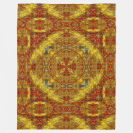 Gebürtige Shoshonesun-Geist-Sand-Mandala-Kunst Fleecedecke