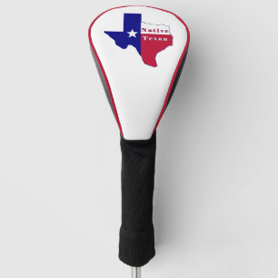 Gebürtige Texan-Flaggen-Karte Golf Headcover