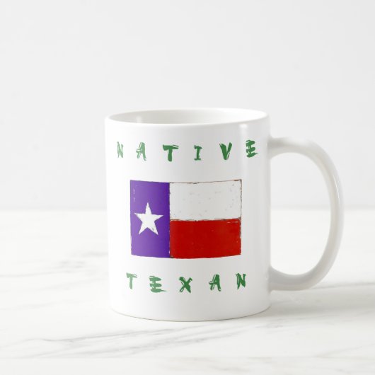 Gebürtige Texan-Schale Kaffeetasse (Rechts)