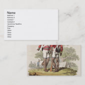 Gebürtige Truppen im Ostservice der indien-Firma: Visitenkarte (Vorne/Hinten)