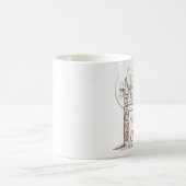 Gebürtige Ureinwohner-Tasse im Tod bin ich geboren Kaffeetasse (Mittel)