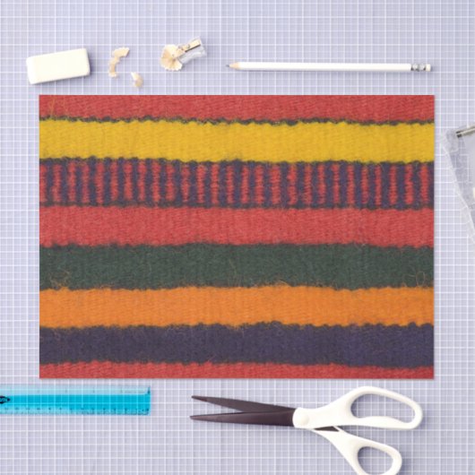 Gebürtige Ureinwohnerregenbogenfarbe Seidenpapier (Handwerk)