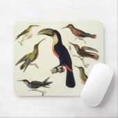 Gebürtige Vögel, einschließlich das Toucan Mousepad (Mit Mouse)
