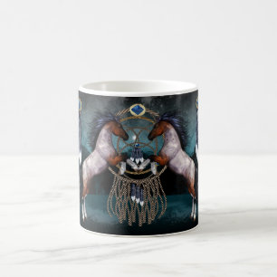 Gebürtiger Amerikaner-Art-Pferdegeschenk-Tasse Kaffeetasse