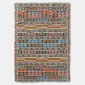 Gebürtiger Amerikaner mehrfarbige Throwdecke Decke (Vorderseite Vertikal)