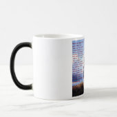 Gebürtiger Amerikaner schwarz/Weiß Verwandlungstasse (Links)