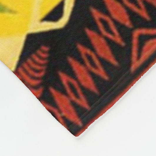 GEBÜRTIGER AMERIKANER (simuliert) Fleece-Decken Fleecedecke (Ecke)