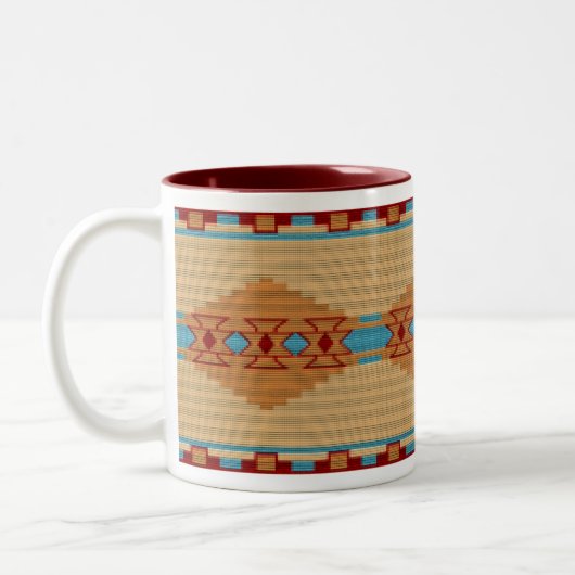Gebürtiger Amerikaner-Tasse III Zweifarbige Tasse (Links)