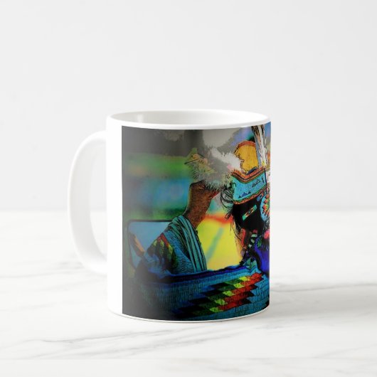 Gebürtiger Amerikaner-Tasse Kaffeetasse (Vorderseite Links)