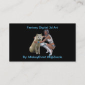 Gebürtiger Amerikaner-Visitenkarte Visitenkarte (Rückseite)