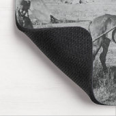 Gebürtiger AmerikanerCreeleute des Westerns Mousepad (Ecke)