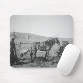 Gebürtiger AmerikanerCreeleute des Westerns Mousepad (Mit Mouse)